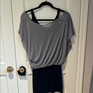 Splendid Gray and Black Women's Dress